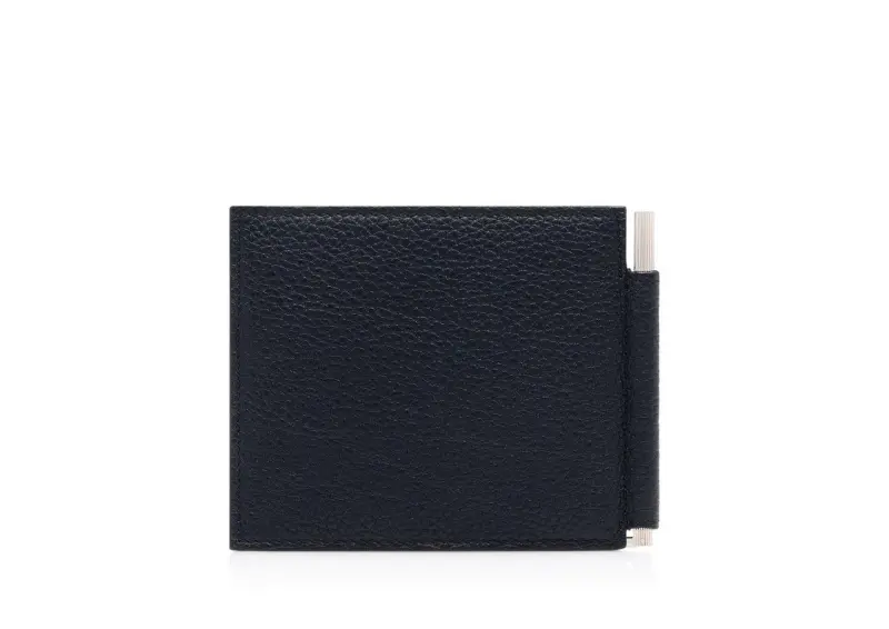 GRAIN LEATHER MONEY CLIP WALLET MIDNIGHT BLUE online